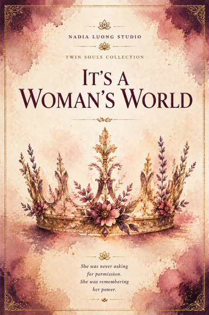 It's a Woman's World watercolor poetry card