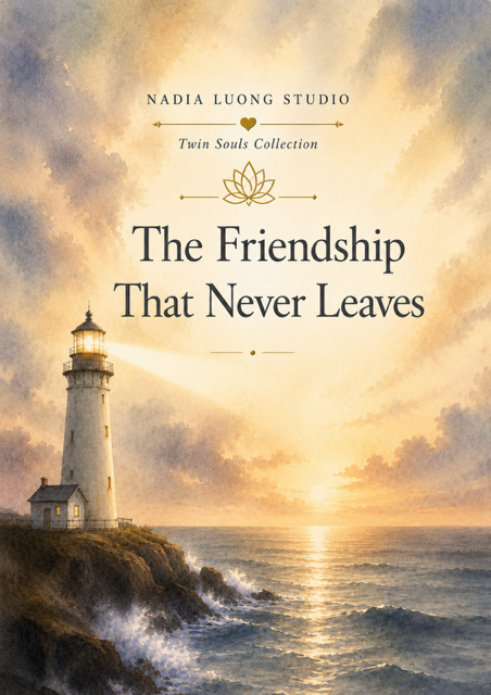 The Friendship That Never Leaves watercolor poetry card