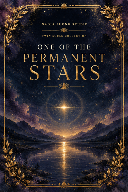 One of the Permanent Stars watercolor poetry card
