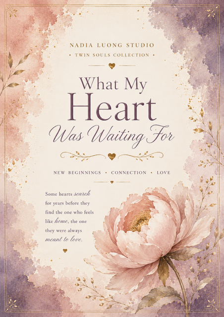 What My Heart Was Waiting For watercolor poetry card